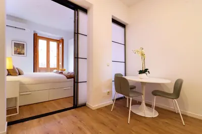 Cama o camas de una habitación en ChicLavapies Center