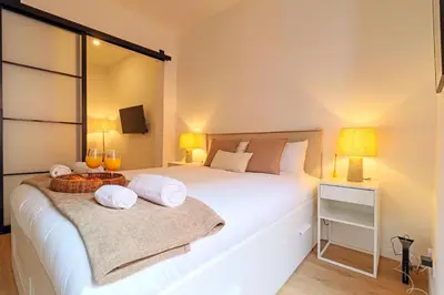 Cama o camas de una habitación en ChicLavapies Center