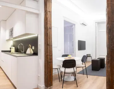Una cocina o zona de cocina en Justicia Centric