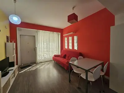 Una televisión o centro de entretenimiento en Apartamento único en Lucero