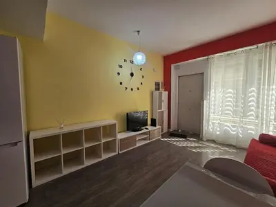 Una televisión o centro de entretenimiento en Apartamento único en Lucero