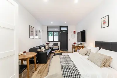 Cama o camas de una habitación en 