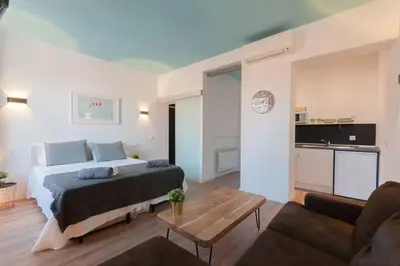 Cama o camas de una habitación en ººººPS New Atocha City Centre WiFi AC SmartTVºººº