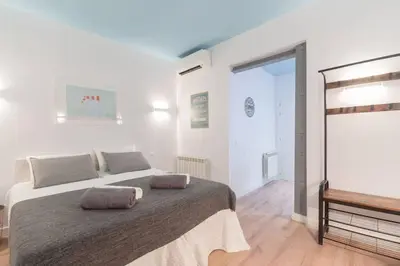 Cama o camas de una habitación en ººººººPS New Atocha City Centre WiFi AC SmartTVºººººº