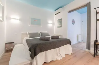 Cama o camas de una habitación en ººººººPS New Atocha City Centre WiFi AC SmartTVºººººº