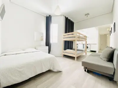Cama o camas de una habitación en LV5F Estúdio Madrid Centro Chamberi