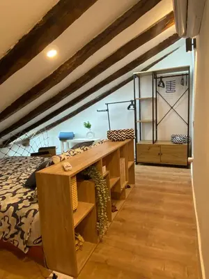 Cama o camas de una habitación en Inmejorable ubicación céntrica