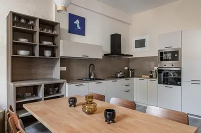 Una cocina o zona de cocina en Waou Glam Plaza España