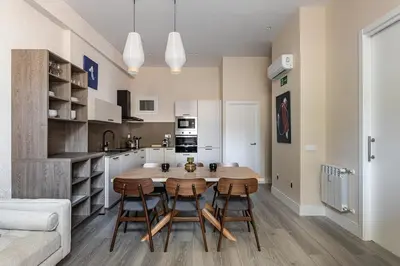 Una cocina o zona de cocina en Waou Glam Plaza España