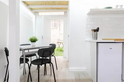 Una cocina o zona de cocina en MCI Alojamiento temporal en M Vadillo