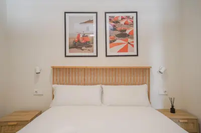 Cama o camas de una habitación en Modern apartment-2Bedrooms 2Bathrooms-Bernabéu