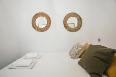 Cama o camas de una habitación en Cozy apartment-1Bedroom 1Bath-Chamberí