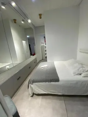Cama o camas de una habitación en Huertas apartamento