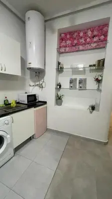 Una cocina o zona de cocina en Huertas apartamento