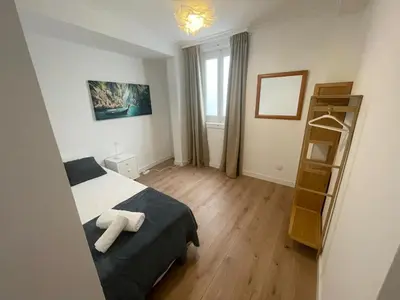 Cama o camas de una habitación en Piso luminoso Ideal para Familias zona Retiro