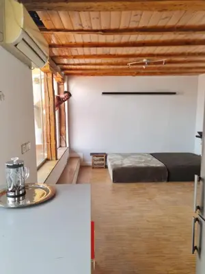 Cama o camas de una habitación en Ático en la Calle Fuencarrai con Gran Via