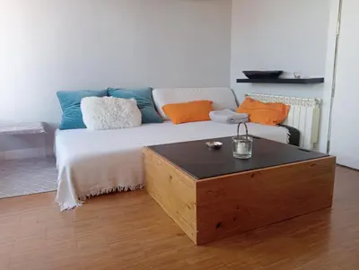 Cama o camas de una habitación en Ático en la Calle Fuencarrai con Gran Via