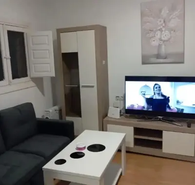 Una televisión o centro de entretenimiento en Plaza España RIO