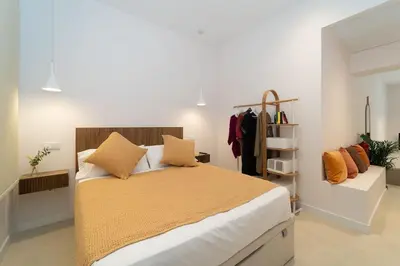 Cama o camas de una habitación en Djenne Encantador apartamento en el corazón de la ciudad