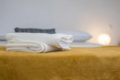 Cama o camas de una habitación en Exclusivo Ático con terraza en Plaza Mayor