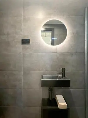 Un baño de Great design, new & calm apartment in Malasaña