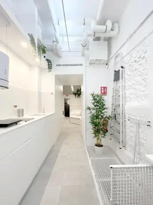 Un baño de Great design, new & calm apartment in Malasaña