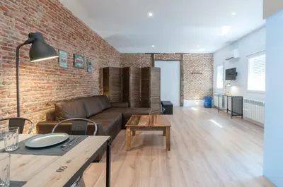 Zona de estar de ºººRA New Atocha City Centre WiFi AC SmartTVººº