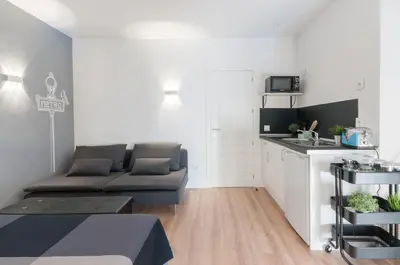 Una cocina o zona de cocina en ººººRA New Atocha City Centre WiFi AC SmartTVºººº
