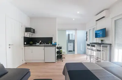 Una cocina o zona de cocina en ººººRA New Atocha City Centre WiFi AC SmartTVºººº