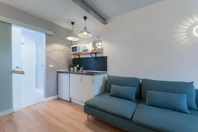 Una cocina o zona de cocina en ººDL New Atocha City Centre WiFi AC SmartTVºº