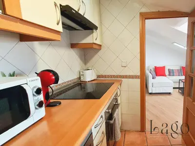 Una cocina o zona de cocina en Apartamento central en Madrid - sol