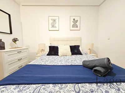 Cama o camas de una habitación en Apartamento en el centro de Madrid barrio SOL