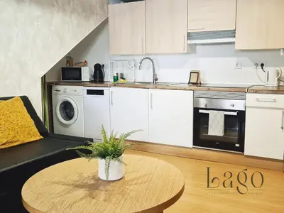Una cocina o zona de cocina en Apartamento para grupos y familias, SOL