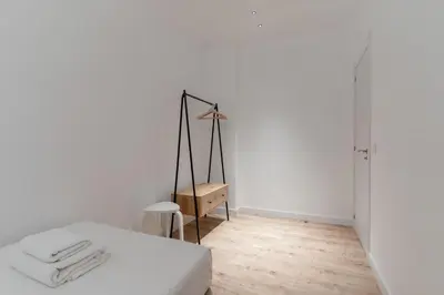 Cama o camas de una habitación en Modern Stylish-3Bedrooms 1Bathroom-Chamberí