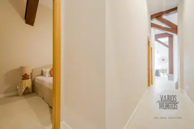 Cama o camas de una habitación en Toque de Madrid para 8 en Tesoro 6 E3