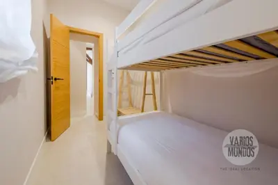 Cama o camas de una habitación en Toque de Madrid para 8 en Tesoro 6 E3