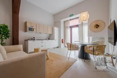 Una cocina o zona de cocina en Toque de Madrid para 8 en Tesoro 6 E3