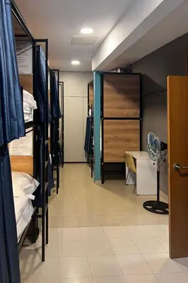 Cama o camas de una habitación en Hostel Estrella 20