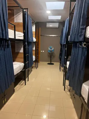 Cama o camas de una habitación en Hostel Estrella 20