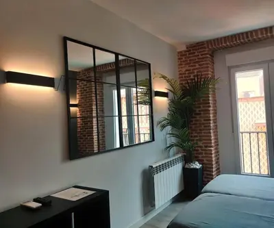 Cama o camas de una habitación en ººEM Historical CityCentre WiFi AC SmartTVºº