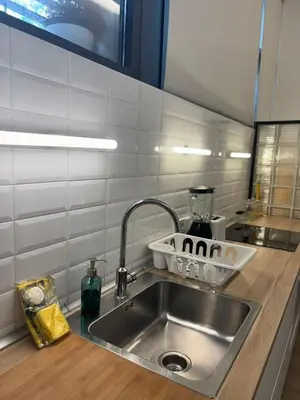 Una cocina o zona de cocina en Exyca Barrio Salamanca