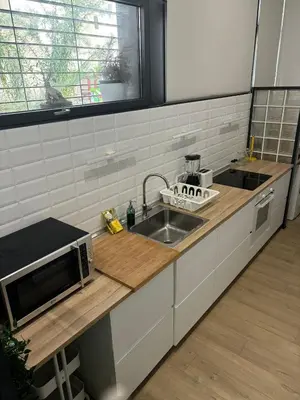 Una cocina o zona de cocina en Exyca Barrio Salamanca