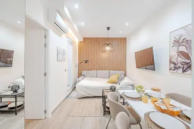 Zona de estar de Terraza & confort en ubicación inmejorable!