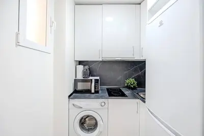 Una cocina o zona de cocina en Terraza & confort en ubicación inmejorable!