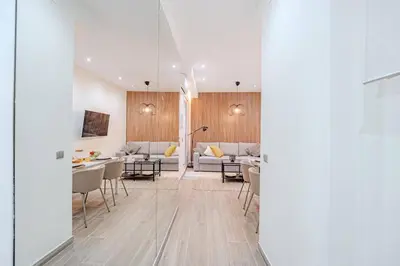 Zona de estar de Terraza & confort en ubicación inmejorable!