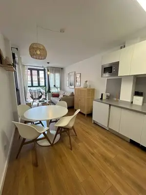 Una cocina o zona de cocina en MyHouseSpain - Piso con terraza en Madrid