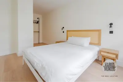 Cama o camas de una habitación en Malasaña elegante para 4, ven a San Bernardo 20 E3