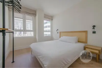 Cama o camas de una habitación en Malasaña encantadora para 6, ven a San Bernardo 20 E3