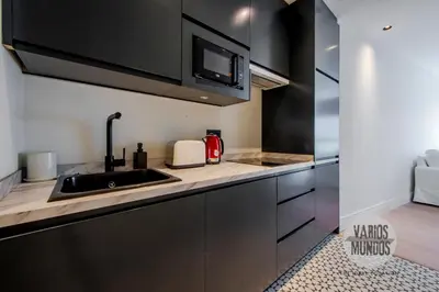Una cocina o zona de cocina en Malasaña encantadora para 6, ven a San Bernardo 20 E3
