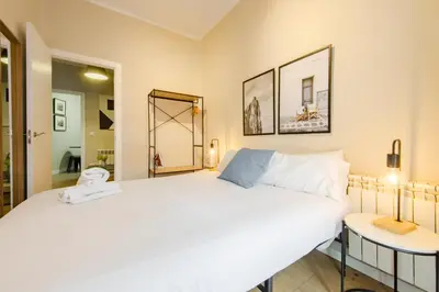 Cama o camas de una habitación en La Gran Vía a un paso, Silva 3 E2